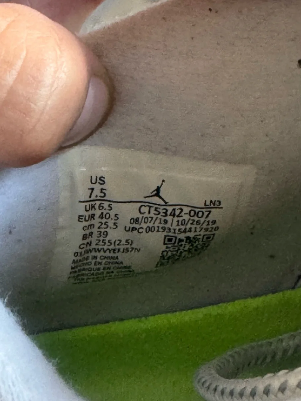 Jordan retro sneakers